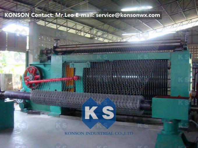 물 관리 철망사를 위한 두 배 선반 드라이브 Gabion 상자 기계